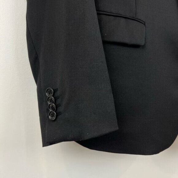 Ellie Tahari Men’s 41L Black Classic Fit Suit Jacket 2 Button Work Chic Formal - Picture 9 of 14